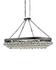 Balthazar Oval Chandelier In French Black by Currey & Company
