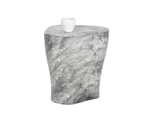 DALI END TABLE - LARGE - MARBLE LOOK - GREY by Sunpan
