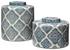 Oran Ceramic Decorative Canisters (Set of 2) by Jamie Young