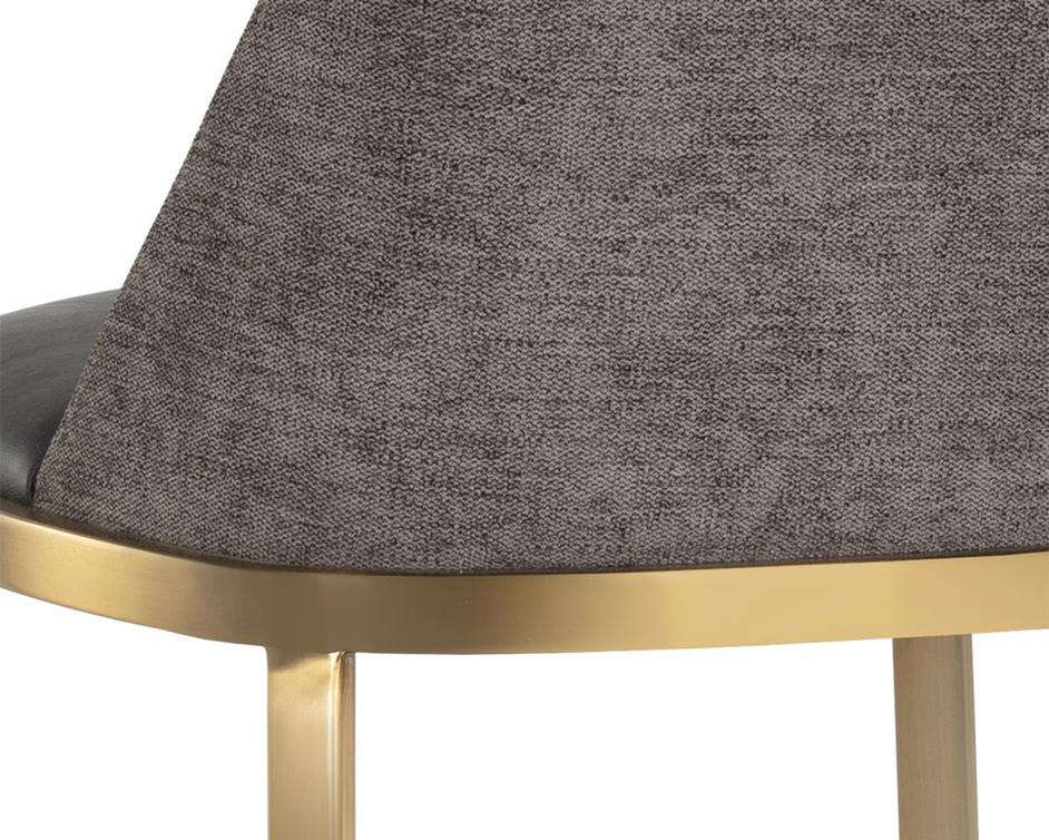 DOVER BARSTOOL - BRAVO PORTABELLA / SPARROW GREY by Sunpan