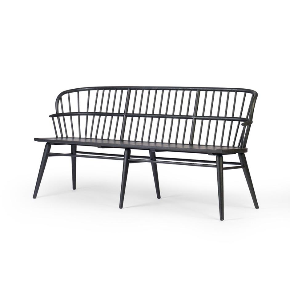 Connor Bench - Black Ash by Four Hands