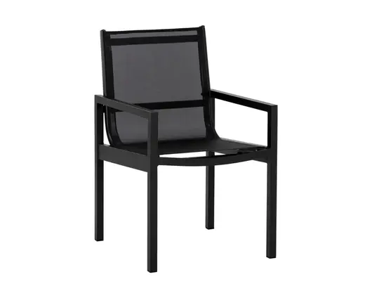 MERANO DINING ARMCHAIR - BLACK by Sunpan