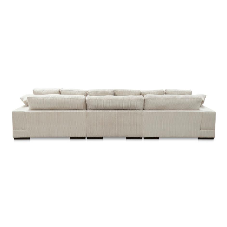 Plunge Large Sectional Cappuccino by Moes Home