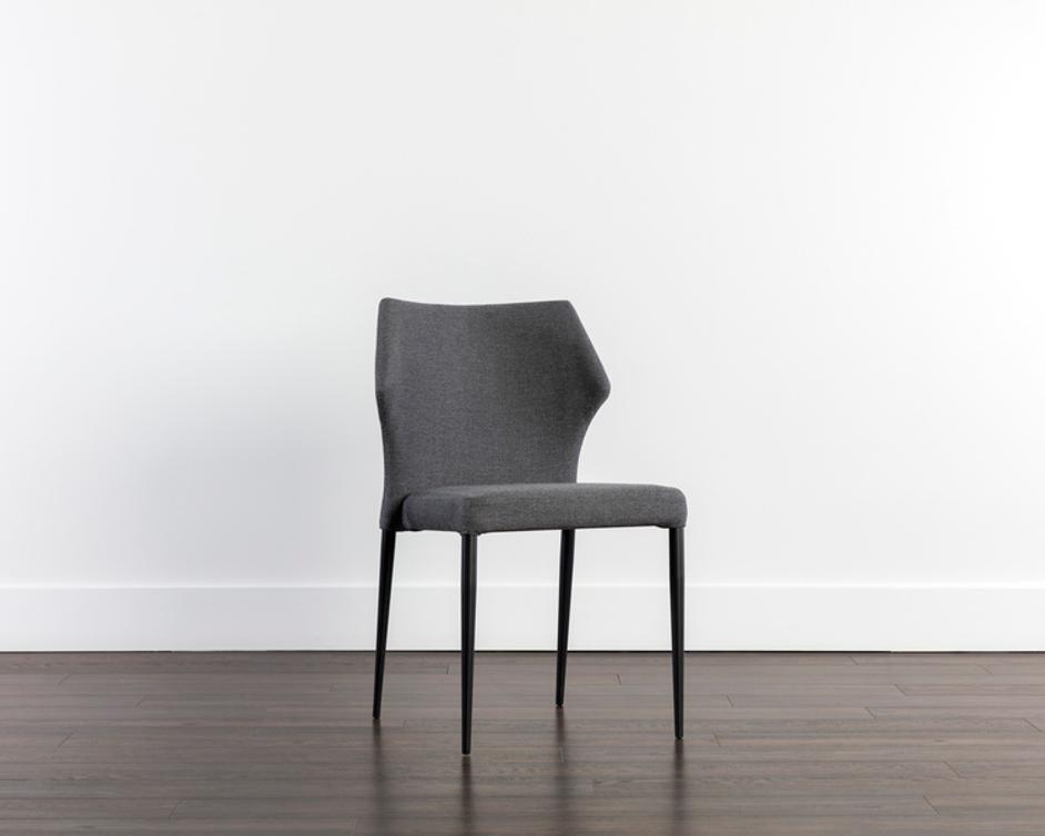 JAMES STACKABLE DINING CHAIR - CITY GREY by Sunpan