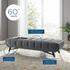 Scholar 60" Performance Velvet Bench In Gray by Modway Furniture