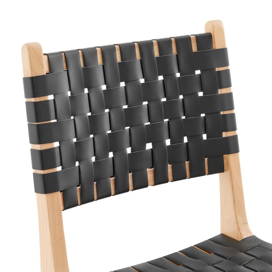 Marco PU Counter Stool, Black by New Pacific Direct