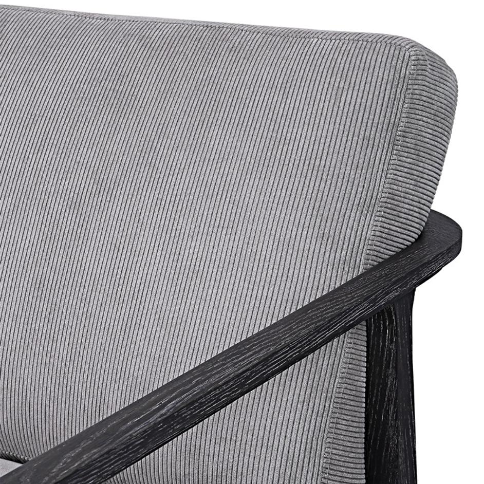 Brunei Modern Gray Accent Chair by Uttermost