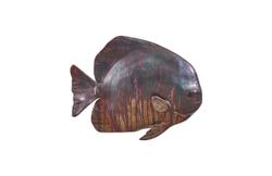 Australian Batfish Fish Wall Sculpture, Copper Patina by PHILLIPS COLLECTION