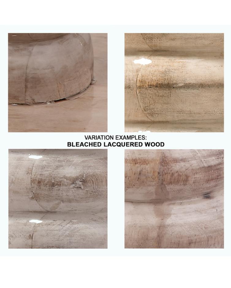 Abacus Mango Wood 1-Light Floor Lamp with Polyester Linen Shade by Jamie Young