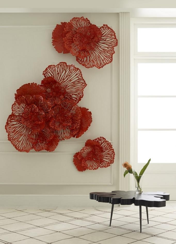Flower Wall Art, Coral, MD by PHILLIPS COLLECTION