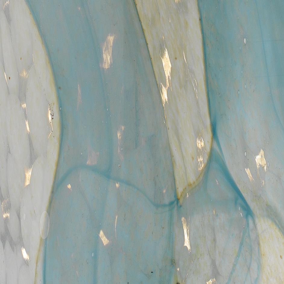 Helen Blown Glass Table Lamp with Linen Shade by Jamie Young