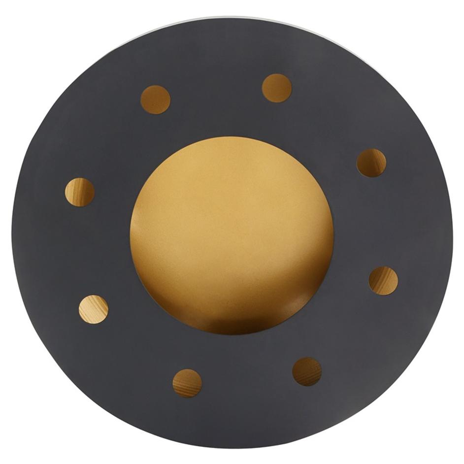 Naktis Bowl| Black| Brass by Cyan Design