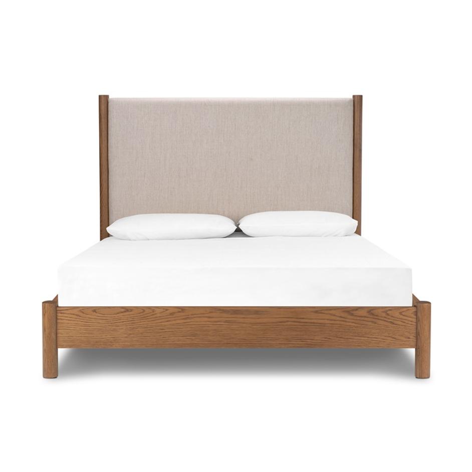 Roark Bed In Essence Natural In Queen by FOUR HANDS