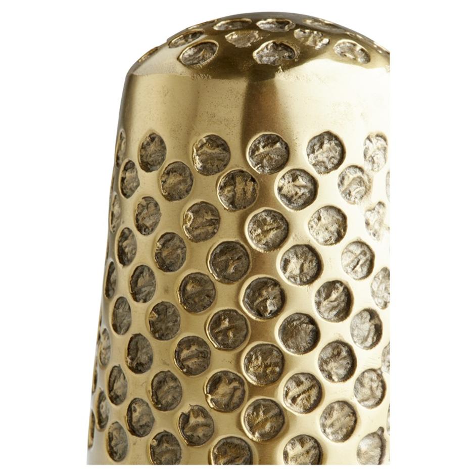 Sewing Thimble Token in Aged Brass by Cyan Design