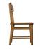 Comet Teak and Caning Chair with Clear Coat Gloss Finish by Noir Furniture