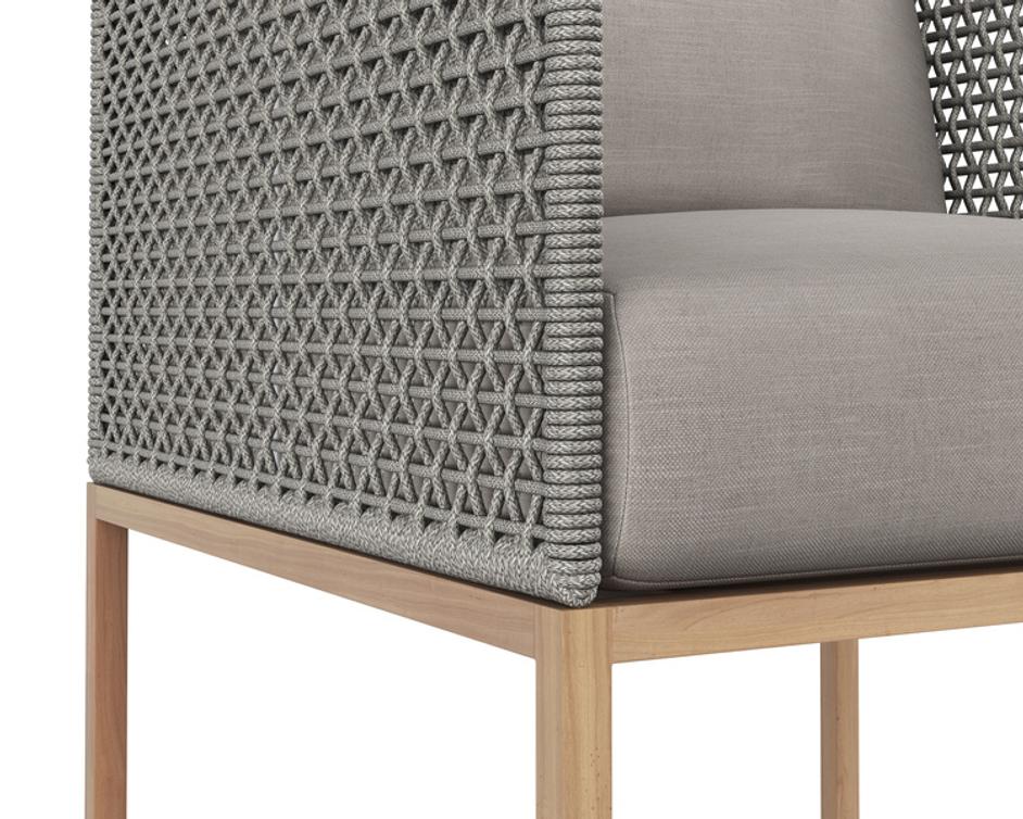 CRETE COUNTER STOOL - NATURAL - PALAZZO TAUPE by Sunpan