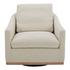 Linden Swivel Chair Soft Beige by Moes Home
