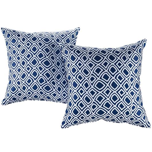 Varick Two Piece Outdoor Patio Pillow Set In Balance by Modway Furniture
