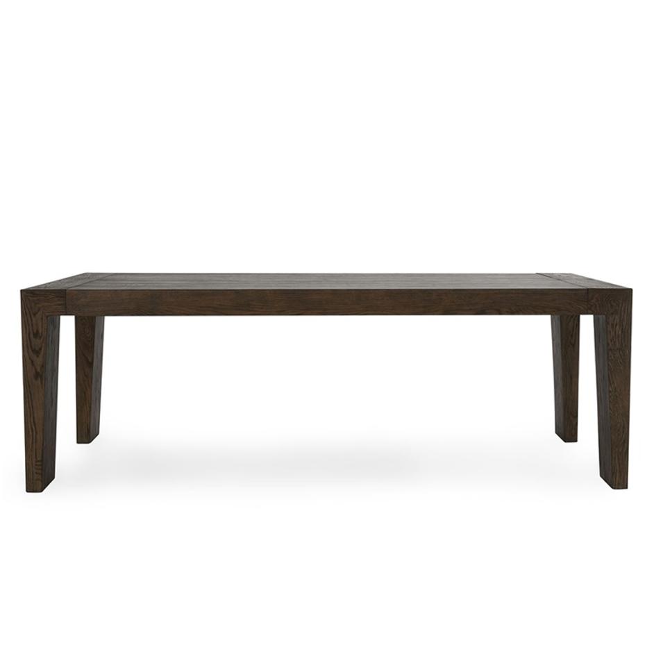 Troy Reclaimed Oak 89" Dining Table Suede Brown by Classic Home