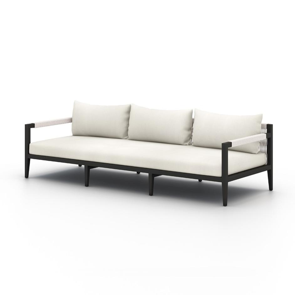 Sherwood Outdoor Sofa 93" In Bronze by FOUR HANDS