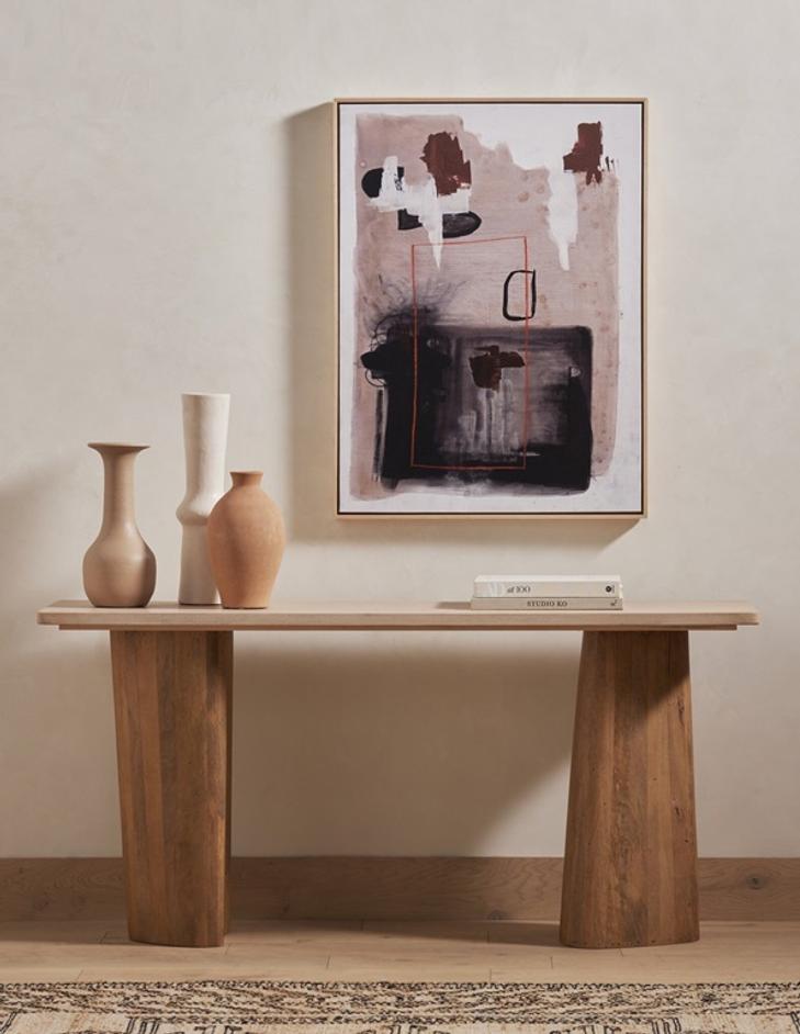 Myla Console Table - Sand Stone by Four Hands