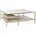 Higgins Coffee Table Brass by Dovetail