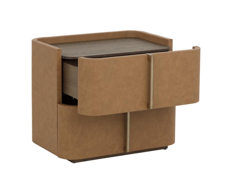 JAMILLE NIGHTSTAND - SMALL - COGNAC by Sunpan