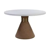 Rishi Natural Rope Round Table by tov furniture