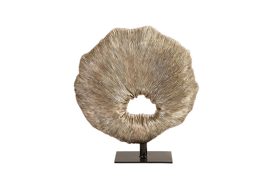 Fungia Sculpture, Silver Leaf by PHILLIPS COLLECTION