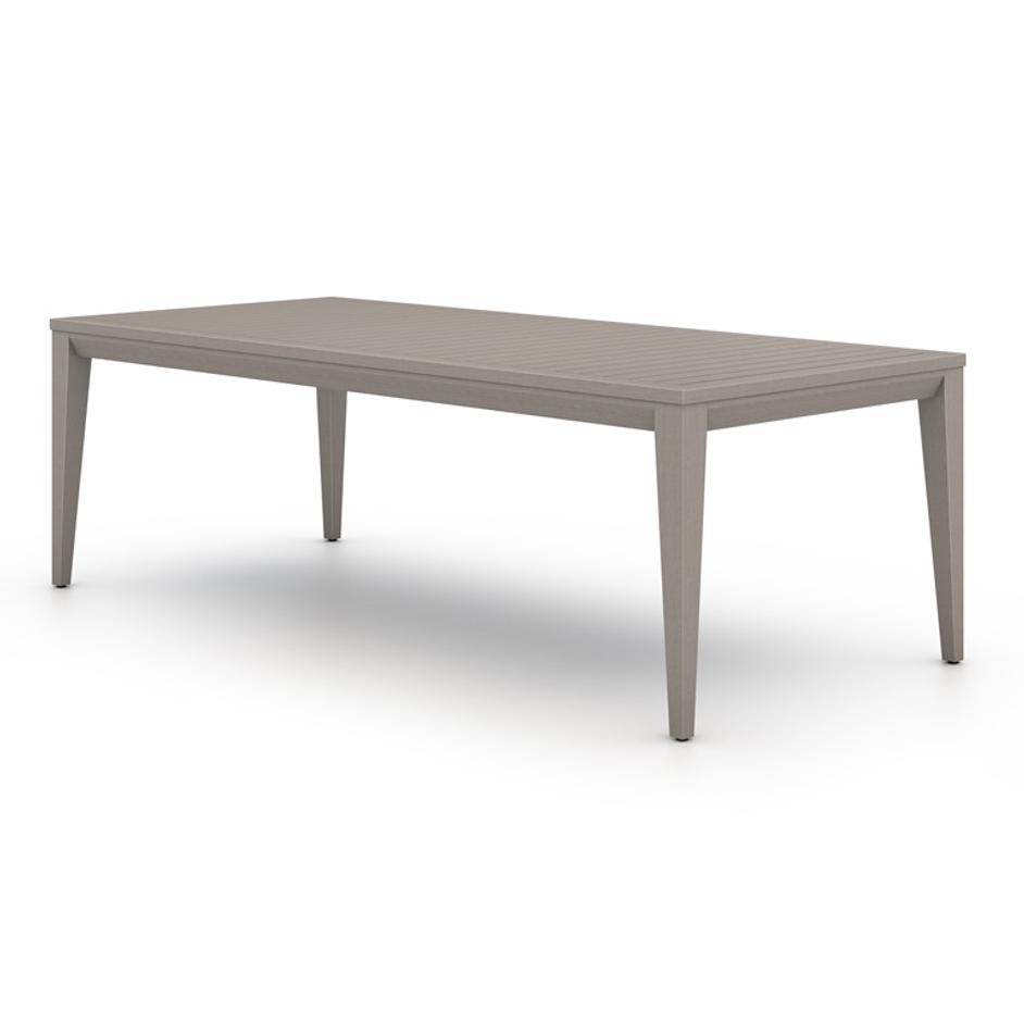 Sherwood Outdoor Dining Table In 94" In Grey by FOUR HANDS