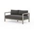 Sonoma Outdoor Sofa In 60" In Grey/Charcoal by FOUR HANDS