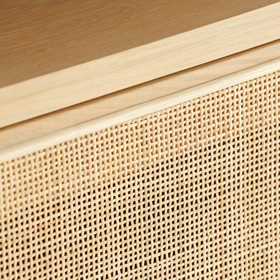 Lamu Cabinet |Oak | Black by Cyan Design