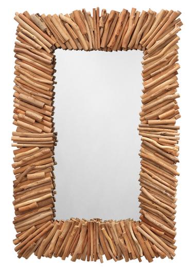 Driftwood Rectangle Mirror by Jamie Young