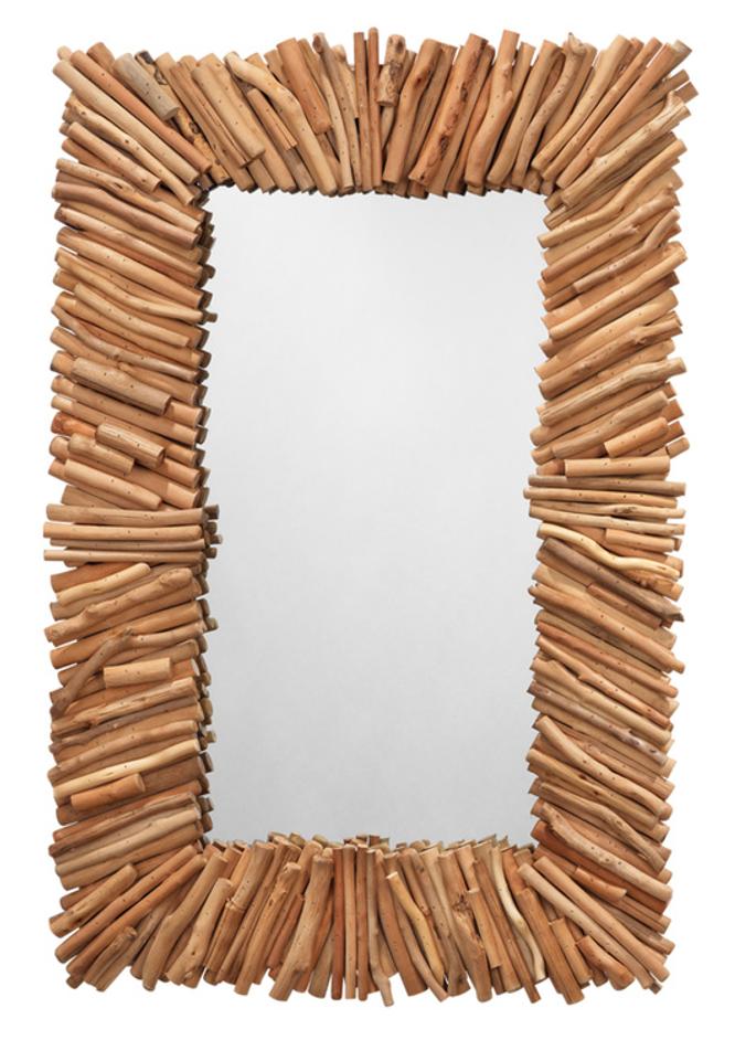 Driftwood Rectangle Mirror by Jamie Young