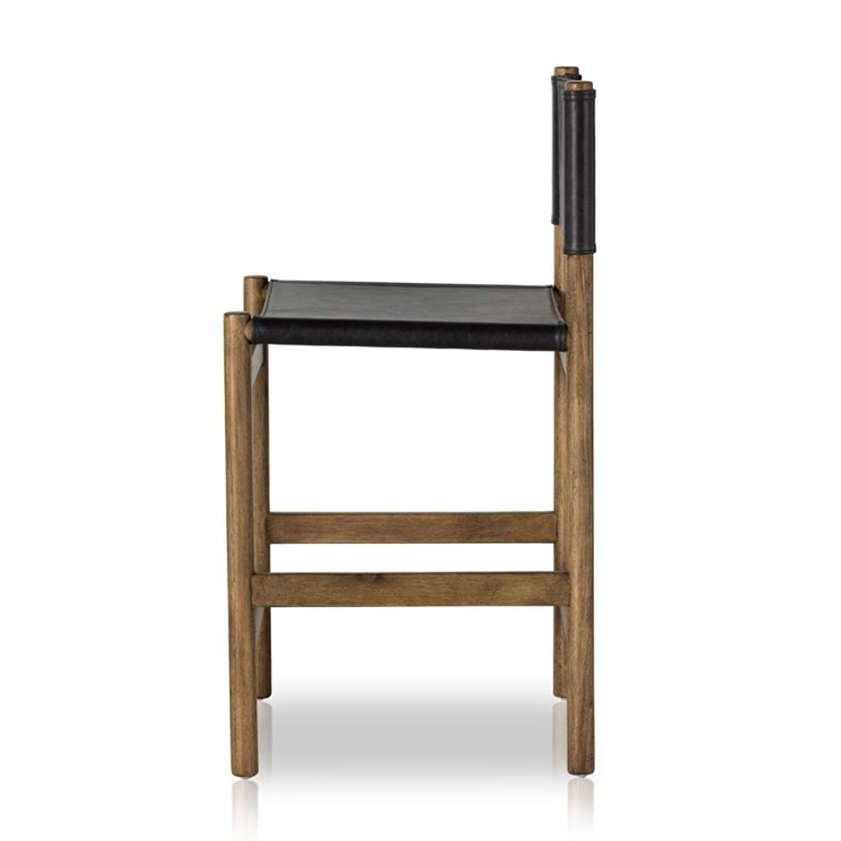 Kena Stool In Sonoma Black In Bar by FOUR HANDS