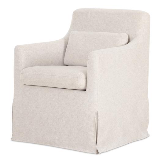 Lydia Slipcover Dining Chair Beige by Moes Home