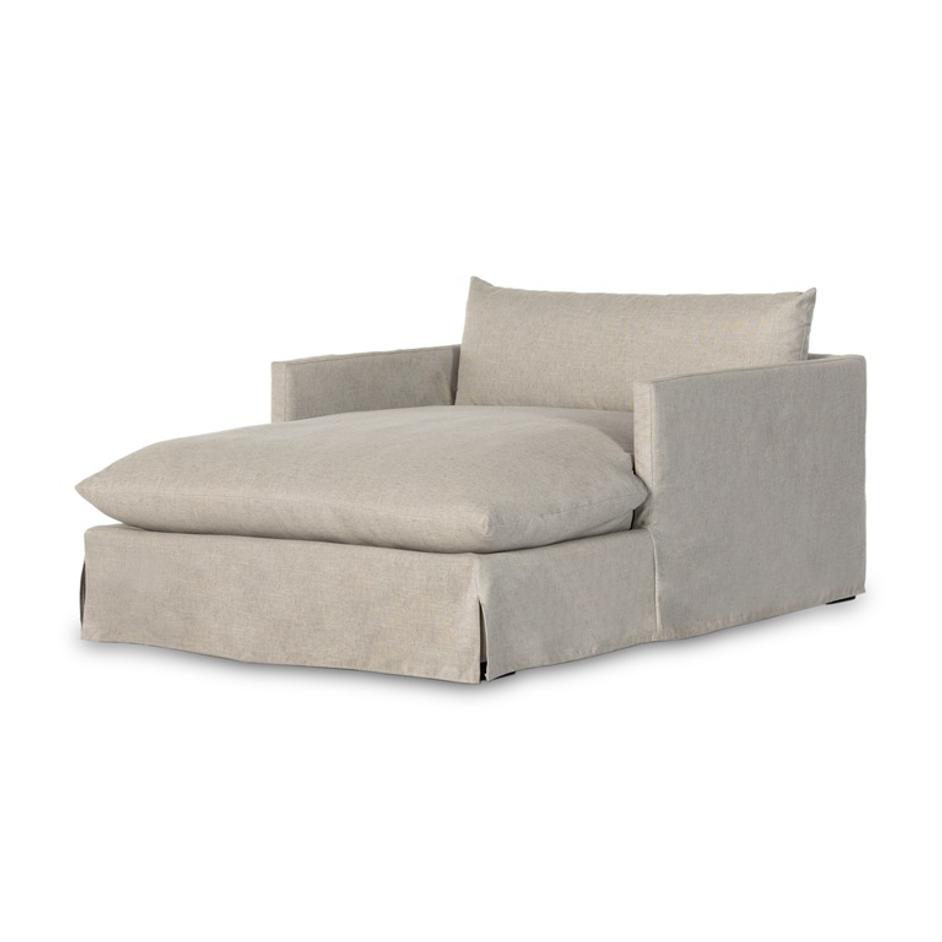 Habitat Chaise Lounge In Valley Nimbus by FOUR HANDS