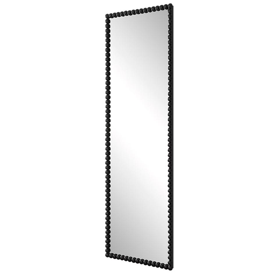 Serna Black Tall Mirror by Uttermost