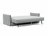 TRIPI QUEEN SLEEPER SOFA W/ARMS in MELANGE GREY FABRIC 538 by INNOVATION USA