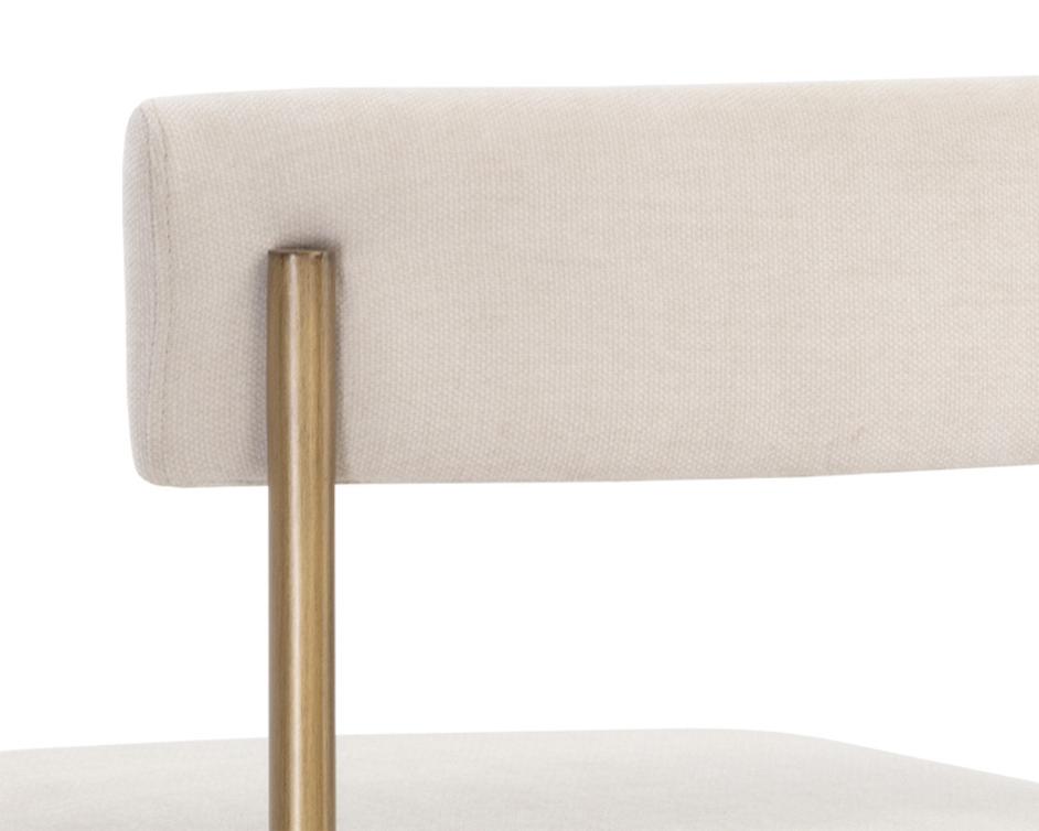 SENECA COUNTER STOOL - ANTIQUE BRASS - DANNY IVORY by Sunpan