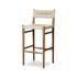 Lomas Bar + Counter Outdoor Stool - Vintage White by Four Hands