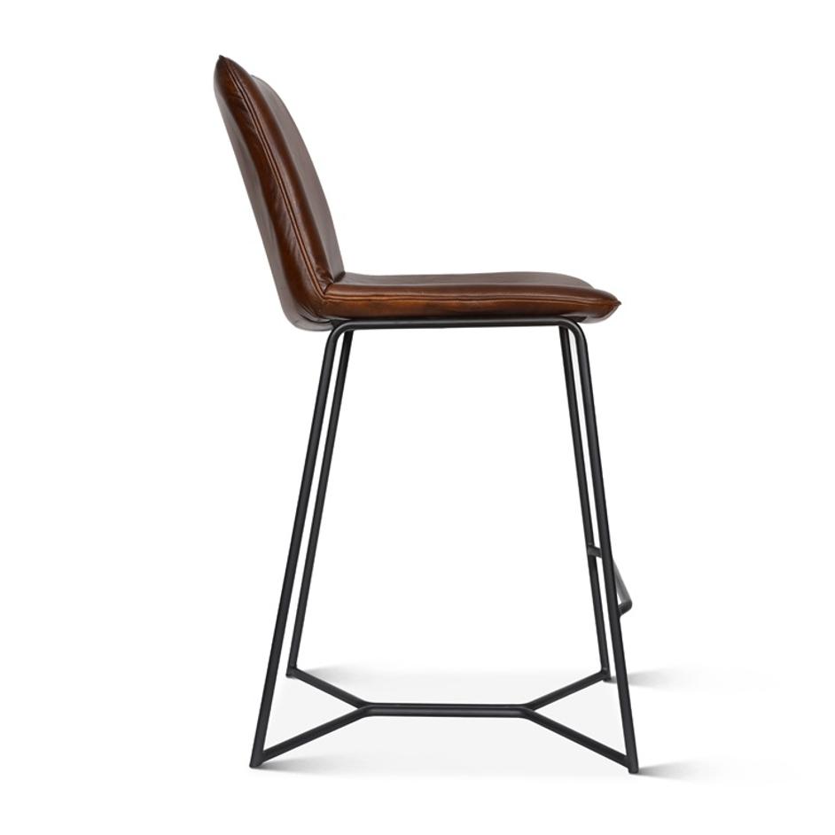 Morgan Counter Chair, Hand Washed Chestnut by Home Trends & Design