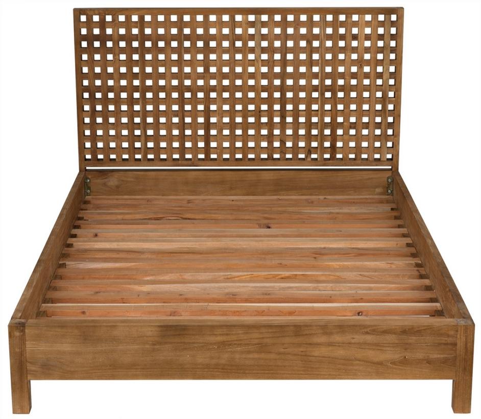 Quinnton Bed, Queen, Teak by Noir Furniture