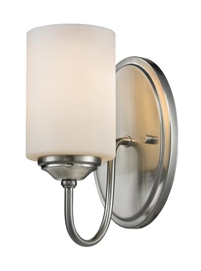 Cardinal 1 Light Wall Sconce in Brushed Nickel Finish by Z-Lite