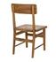 Comet Teak and Caning Chair with Clear Coat Gloss Finish by Noir Furniture