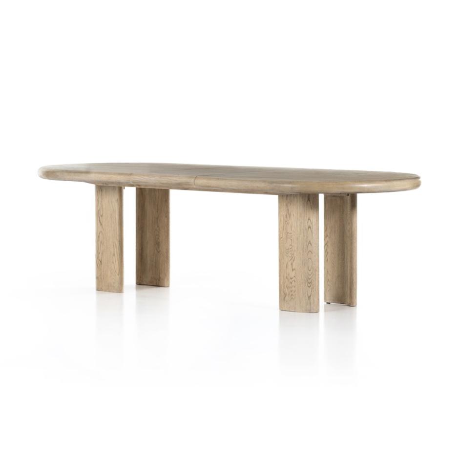 Jaylen Extension Dining Table In Yucca Oak by FOUR HANDS
