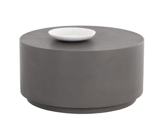 RUBIN COFFEE TABLE - GREY by Sunpan