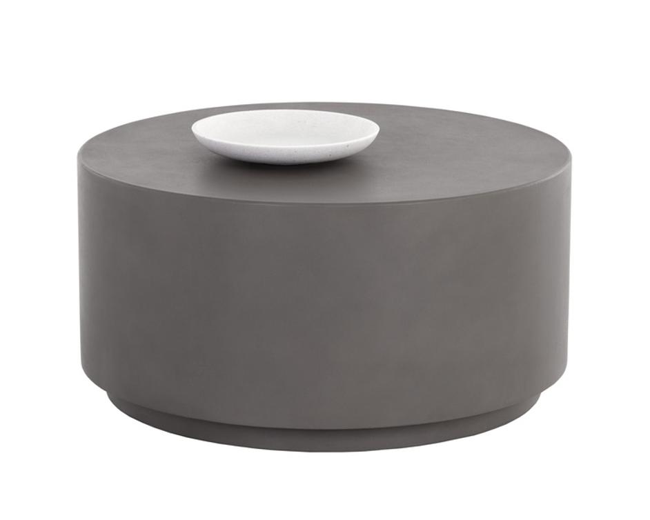 RUBIN COFFEE TABLE - GREY by Sunpan