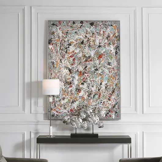 Organized Chaos Hand Painted Canvas by Uttermost