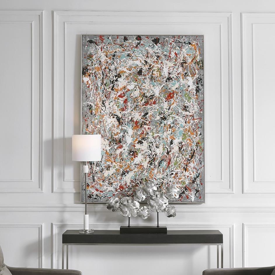 Organized Chaos Hand Painted Canvas by Uttermost